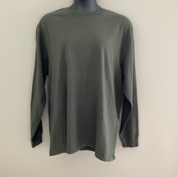 Carhartt, army green long-sleeved shirt - Picture 3 of 7